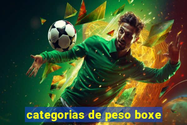 categorias de peso boxe